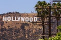Hollywood sign white letters