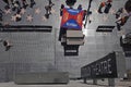 Hollywood Star Walk of Fame Overhead View and Dolby Theatre Sign