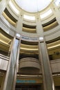 Hollywood, USA - August 10 2021: Interior of Dolby Theatre, formerly known as Kodak Theater in Hollywood Royalty Free Stock Photo