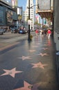 Hollywood: view of the Walk Of Fame