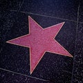 Hollywood Walk of Fame in Los Angeles, United States Royalty Free Stock Photo