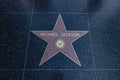 Hollywood Walk of Fame - Michael Jackson Royalty Free Stock Photo