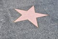 Hollywood walk of fame's star