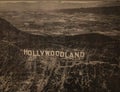 Hollywoodland sign - Hollywood Museum - Los Angeles