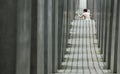 At the holocaust memorial berlin Royalty Free Stock Photo