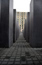 Holocaust memorial - berlin Royalty Free Stock Photo