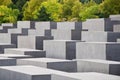 Holocaust Memorial, Berlin, Germany. Royalty Free Stock Photo