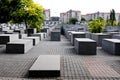 The Holocaust Memorial in Berlin, Memorial to the Murdered Jews, concrete stabs