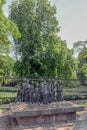 Holocaust Memorial, Bronze Sculpture, Jewish Victims of Fascism Berlin, Germany Royalty Free Stock Photo