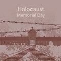 Holocaust Memorial Day Royalty Free Stock Photo