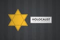 Holocaust Remembrance Day illustration, january 27