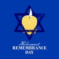 holocaust remembrance day poster template