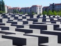Holocost memorial, Berlin Royalty Free Stock Photo