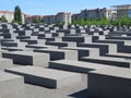 Holocost memorial, Berlin Royalty Free Stock Photo