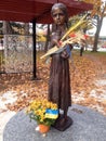 Holodomor Memorial Statue in Toronto Royalty Free Stock Photo