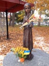 Holodomor Memorial Statue in Toronto Royalty Free Stock Photo