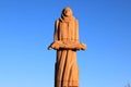 Holodomor in Ukraine. Memorial to victims of Golodomor genocide, a woman is holding child who died of artificial starvation.