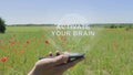 Hologram of Activate your brain on a smartphone