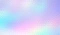 Hologram background. Iridescent foil effect texture. Holography pattern. Pearlescent gradient. Rainbow surface for design prints.