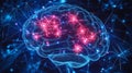 Hologram of the brain.Exploring the impact of dementia on cognitive development in older adults. Generative AI