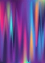 Hologram gradient background. Iridescent holo texture. Pearlescent unicorn vector backdrop.