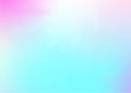 Hologram Magic Dreamy Vector Background. Rainbow Girlie Iridescent Gradient, Holographic Fluid Poster Wallpaper Bright Pearlescent