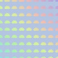 Hologram texture patterns. Vector gradient iridescent background.