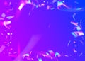 Hologram Tinsel. Carnival Glitter. Blur Element. Glitter Foil. P Royalty Free Stock Photo