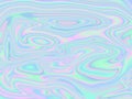 Holographic abstract background in pastel, neon color . Vector i