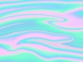 Holographic abstract background in pastel, neon color . Vector i