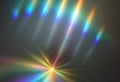 Holographic burst abstract light multicolor background, AI generated