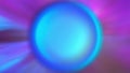 Holographic blue very pure purple and pink colors gradient circle. Neon futuristic motion copyspace background Royalty Free Stock Photo