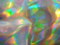 Holographic bright rainbow multicolor background.