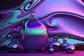 holographic colored abstract background Royalty Free Stock Photo