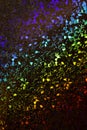 Holographic Disco Abstract Shiny Rainbow Background