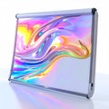 Holographic Display on a Modern Flexible Screen Royalty Free Stock Photo