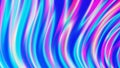 Holographic Effect Wavy Pattern Vector Vibrant Fluorescent Abstract Background