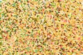 Holographic glitter background, shiny yellow texture for your attractive Christmas design.