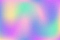 Holographic gradient textured background. Noisy light rainbow gradation. Soft colors grainy foil. Abstract blurred fluid Royalty Free Stock Photo