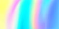 Holographic iridescent background, vector holograph foil texture and abstract rainbow pattern. Holographic color gradient pastel