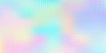 Holographic iridescent texture background, holograph foil color gradient. Vector holographic rainbow background with abstract