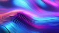 Holographic Neon Fluid Waves, abstract illustration