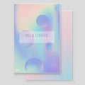 Holographic paper magic foil marble cover set.