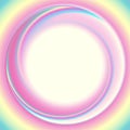 Holographic pastel abstract circle logo design