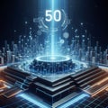 33 50 A holographic representation of a poium background featur
