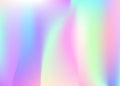 Holographic Texture. Hologram Gradient. Graphic Card. Blur Effec