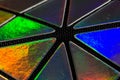 Holographic triangular background Royalty Free Stock Photo