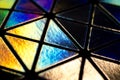 Holographic triangular background Royalty Free Stock Photo