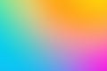 Holographic unicorn colorful gradient. Trendy colorful neon blurred background. Smooth bright gradients