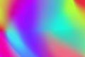 Holographic unicorn colorful gradient. Trendy colorful neon blurred background. Smooth bright gradients